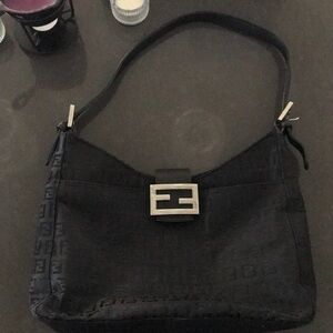 Fendi Zucca FF hobo vintage shoulder bag